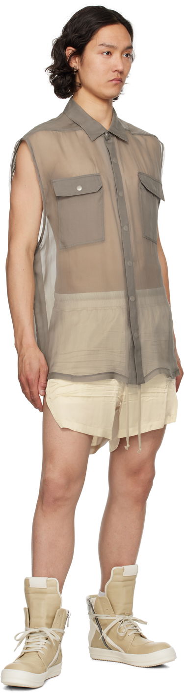 Tennarit ja kengät Rick Owens Rick Owens Hollywood Geobasket Beige | RR01E5894 LCHLCO, 4