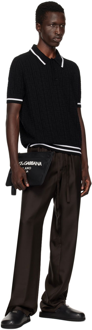 Lompakko Dolce & Gabbana Pouch With Logo Musta | BP3259AG182, 3