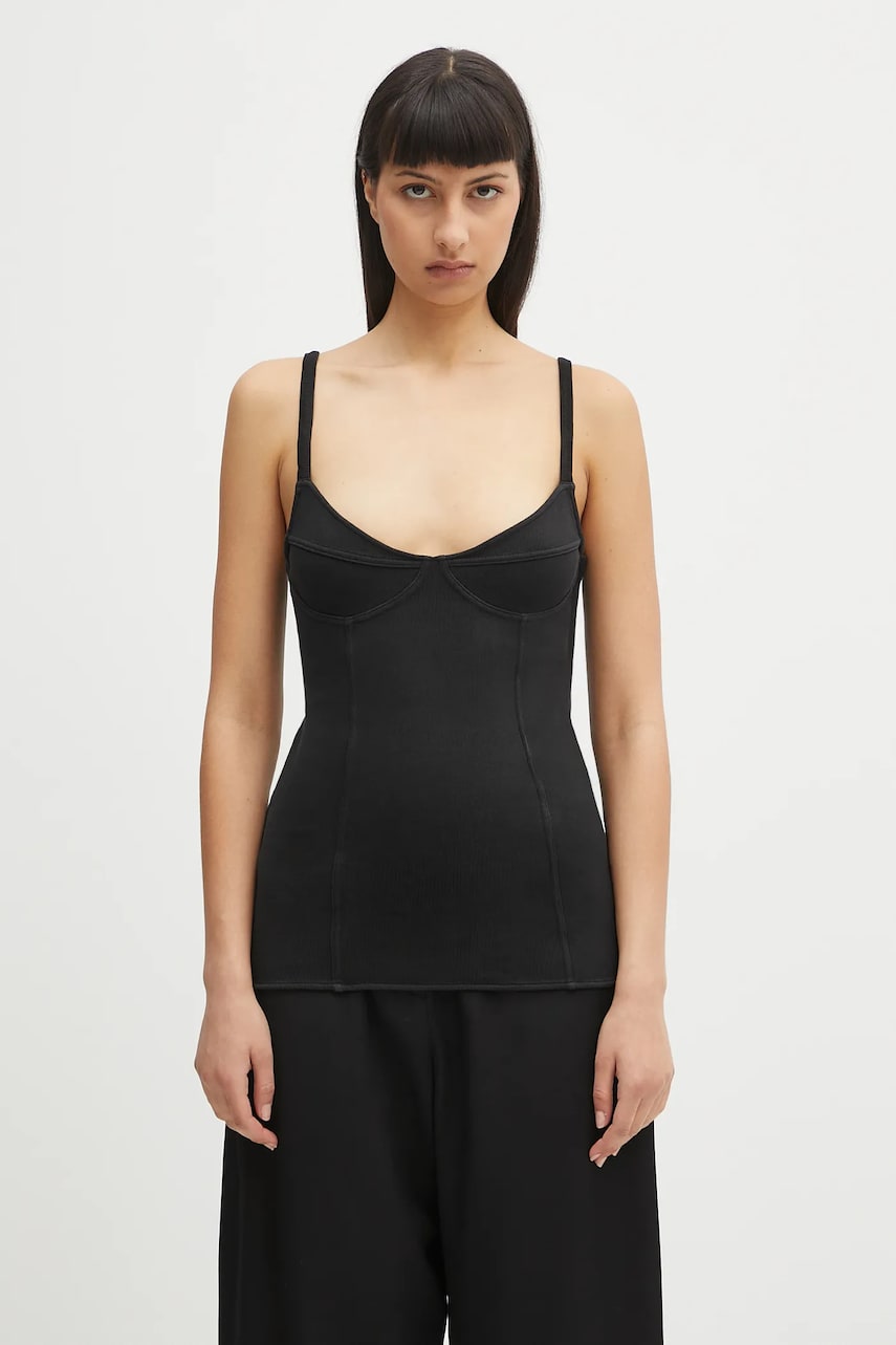 Tankkitoppi OUR LEGACY Our Legacy Cami Tank Top Musta | W2256CW, 0