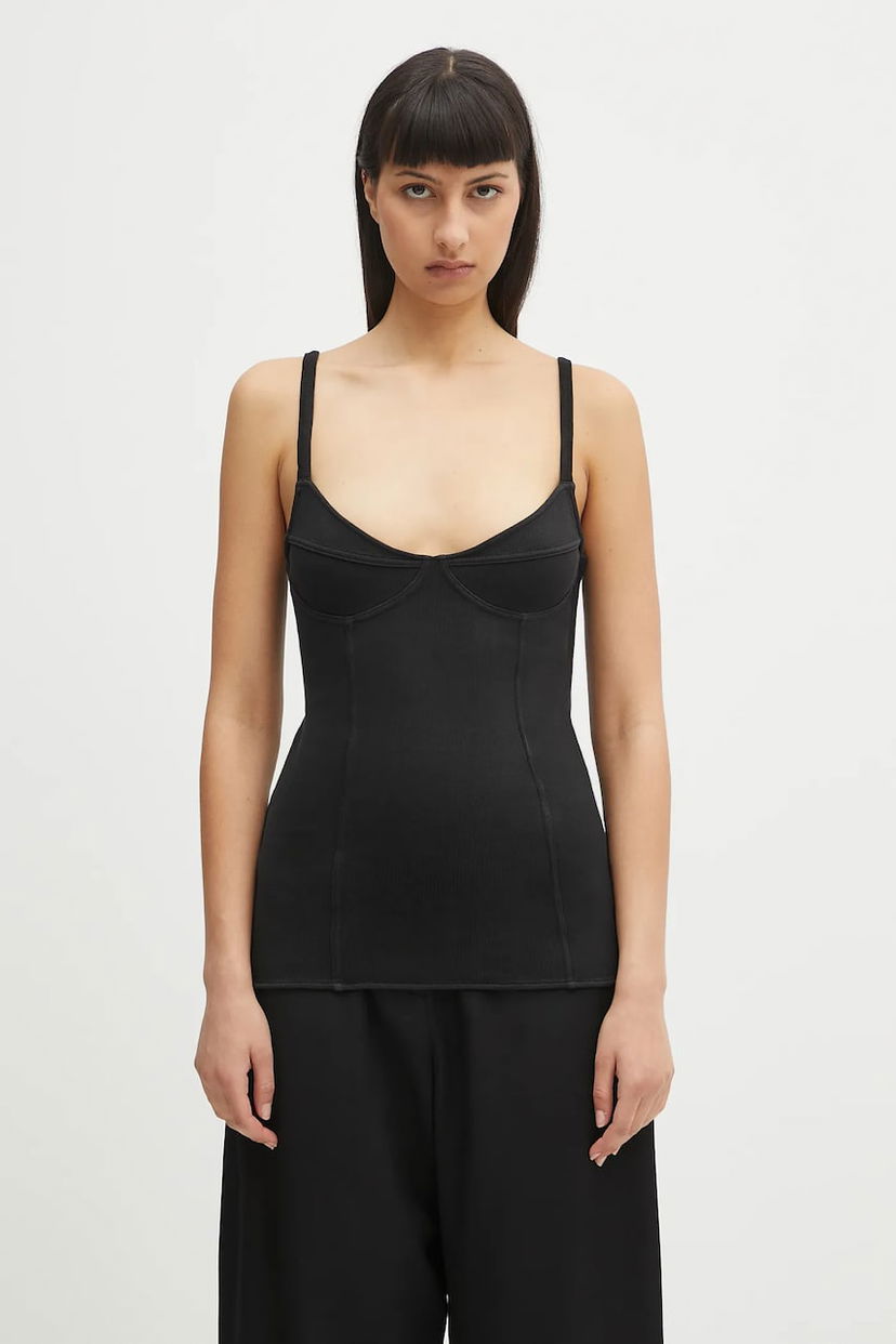 Tankkitoppi OUR LEGACY Our Legacy Cami Tank Top Musta | W2256CW