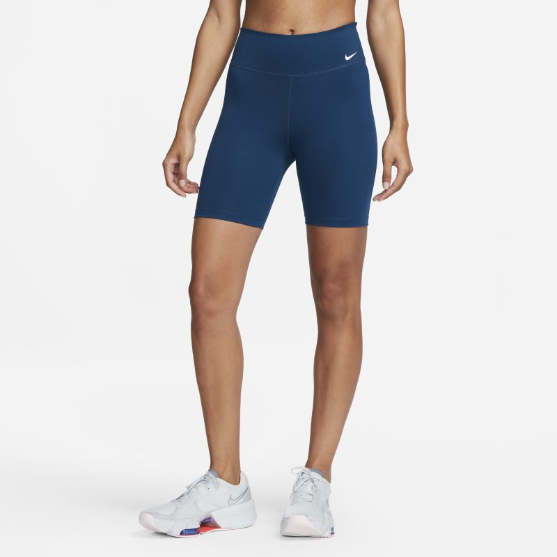 Shortsit Nike One Mid-Rise 7" Bike Shorts Sininen | DD0243-460