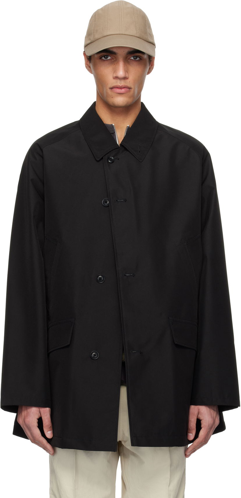 Takit NANAMICA nanamica GORE-TEX Car Coat Musta | S25SB036U