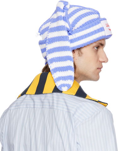 Pipo Charles Jeffrey Loverboy Charles Jeffrey Loverboy Chunky Knit Rabbit Beanie Sininen | 54131501, 4