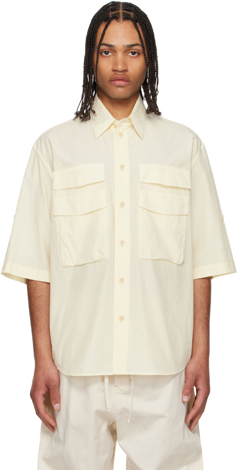 Paita LEMAIRE Lemaire Utility Shirt Keltainen | SH1146 LF1399
