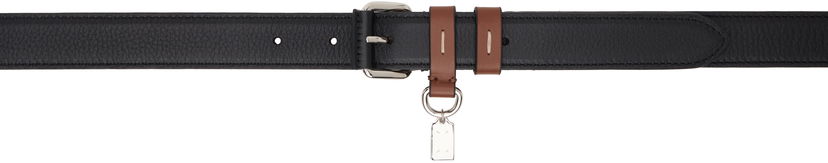 Vyöt Maison Margiela Maison Margiela Contrast Leather Belt Musta | SA1TP0018 P7268