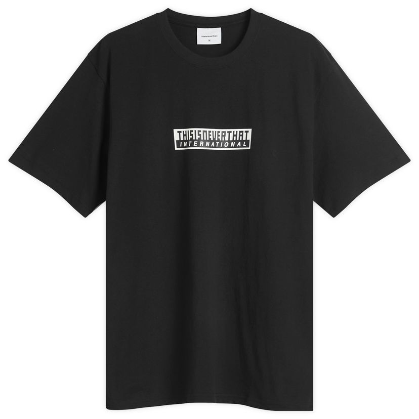 T-paita thisisneverthat Tnt International T-Shirt, Size Large Musta | TN251TTSST11-BLK