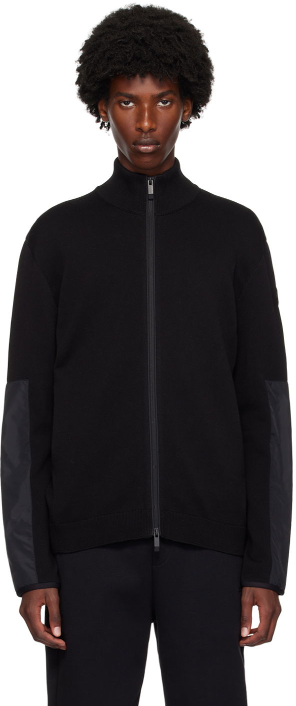 Villapaita Moncler Black Matt Sweater Musta | J20919B00009M1367