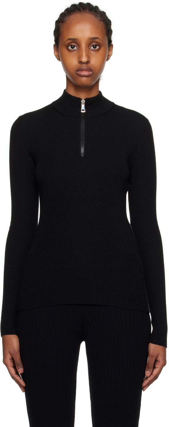 Villapaita Moncler Zip-Up Musta | I20939F00001M1131, 0