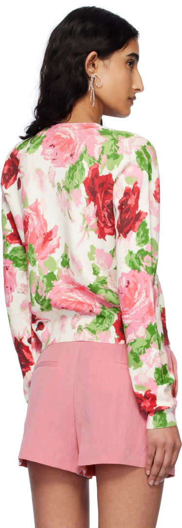 Villapaita Blumarine Blumarine Peony-Print Viscose Cardigan Monivärinen | P522M542A, 2