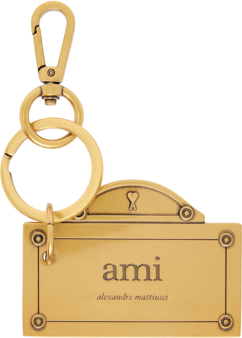 Avaimenperät AMI AMI Street Plate Keychain Metallinen | UKR913.369