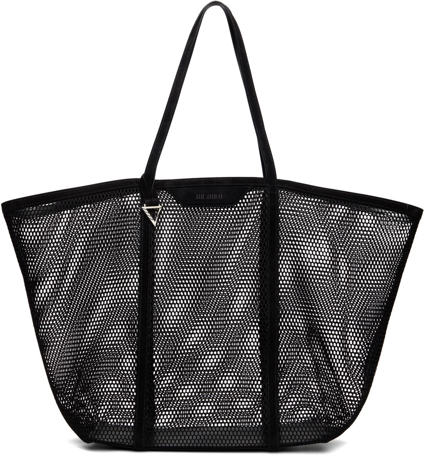 Kangaskassi The Attico Attico Via del Mare Mesh Tote Musta | 250WAH00053 EEE102AA