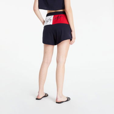 Shortsit Tommy Hilfiger High Waist Shorts Tummansininen | UW0UW03468-DW5, 3