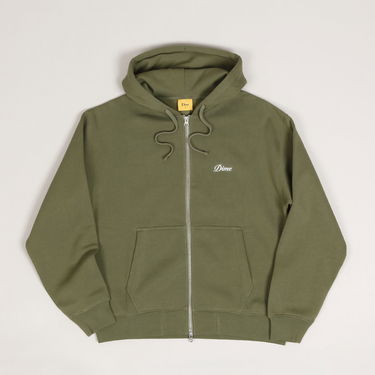 Huppari Dime Cursive Small Logo Zip Hoodie Vihreä | dimesp2417blk, 0