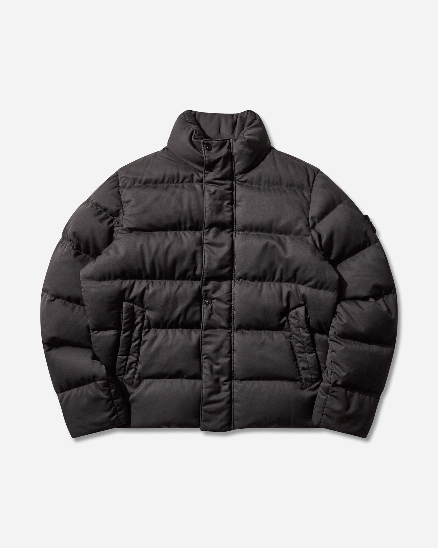 Puffer takki Stone Island Ghost Twill Wool-TC Down Jacket Musta | K2S15-4100100-S0F26 V0029, 1