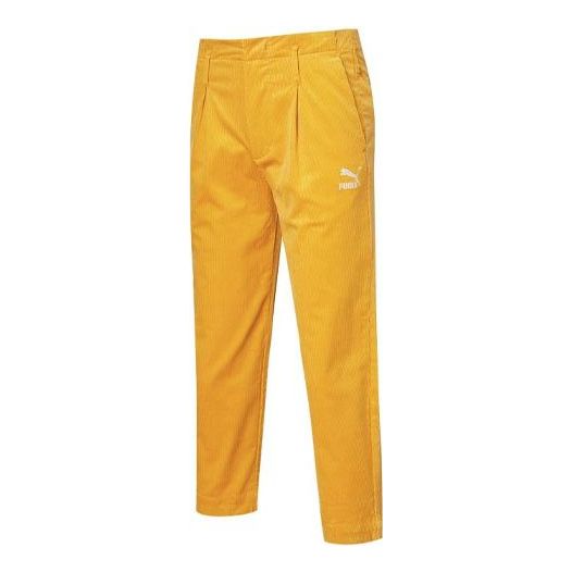 Housut Puma Corduroy Woven Pants Keltainen | 534967-37