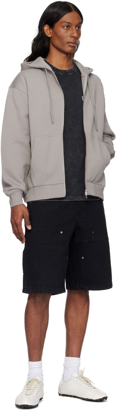 Huppari Dime Dime Cursive Zip Hoodie Harmaa | DIME2SP2547CHA, 3