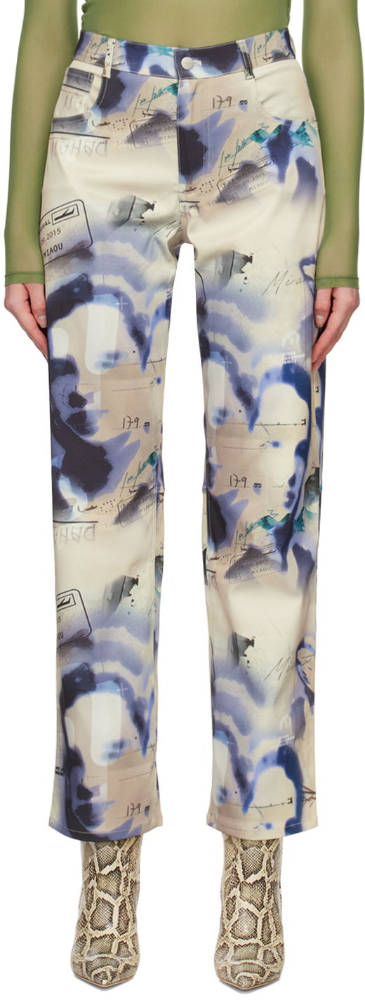 Jeans Miaou Miaou Fargo Printed Trousers Monivärinen | 1007GABCOR