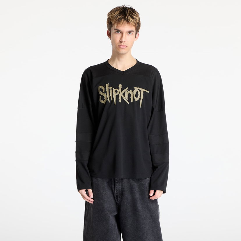 Villapaita Pleasures PLEASURES x Slipknot X-Ray Hockey Jersey Musta | P25SK012 BLACK
