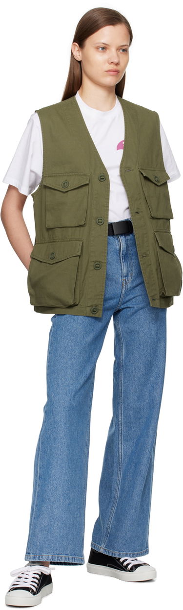 Liivi Carhartt WIP Utility Cotton Canvas Vest Vihreä | I032980 1YS4G, 3
