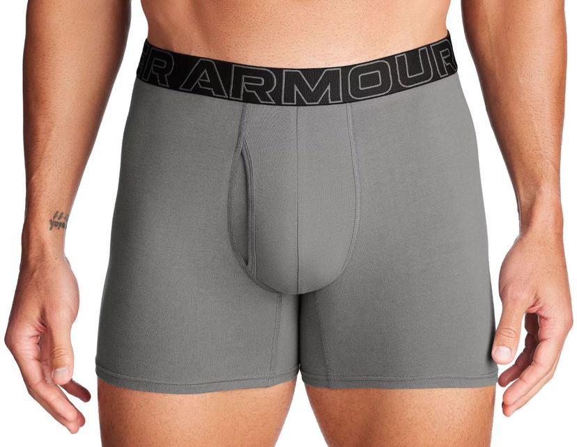 Nyrkkeilijät Under Armour Perf Cotton 6in-GRN Harmaa | 1383889-709