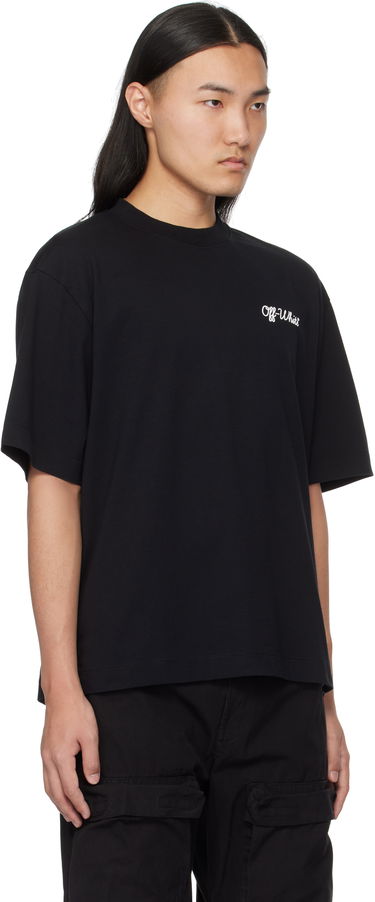 T-paita Off-White Black Script T-Shirt Musta | OMAA120C99JER00D1001, 1