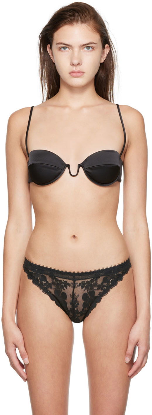 Rintaliivit Stella McCartney Underwired Bra Musta | 6T00213AU309