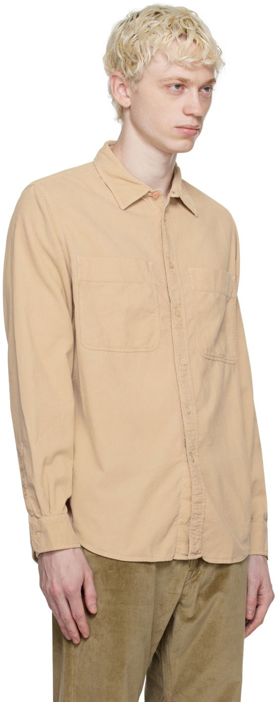 Paita Paul Smith PS Paul Smith Patch Pocket Shirt Beige | M2R-450Y-L21879-60, 1