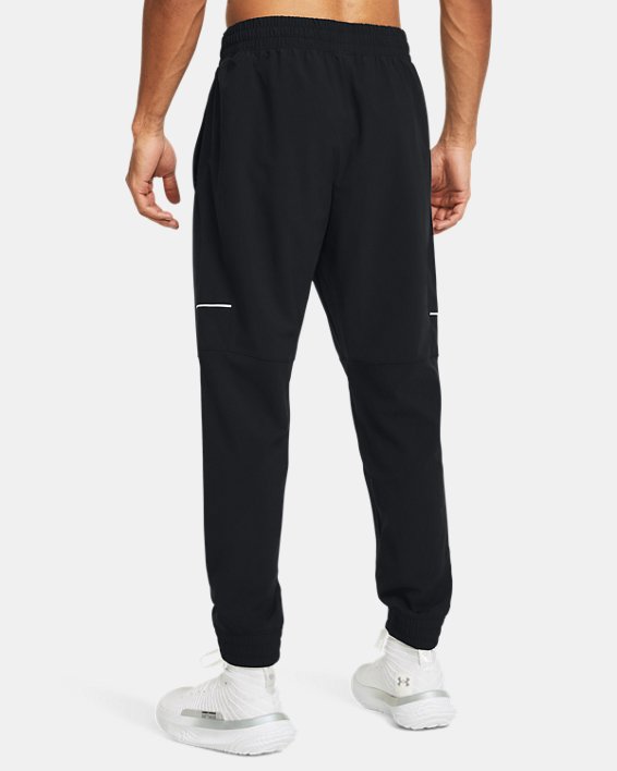 Housut ja farkut Under Armour Zone Hose aus Webstoff für Herren Schwarz / Schwarz / Weiß L Musta | 1383401-001, 1
