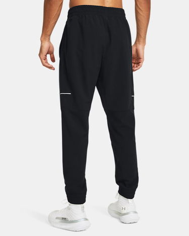 Housut ja farkut Under Armour Zone Hose aus Webstoff für Herren Schwarz / Schwarz / Weiß L Musta | 1383401-001, 1