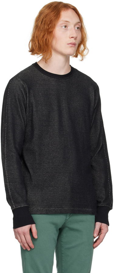 Villapaita rag & bone Rag & Bone Collin Long Sleeve T-Shirt Musta | MBC22HT026JQ26, 1