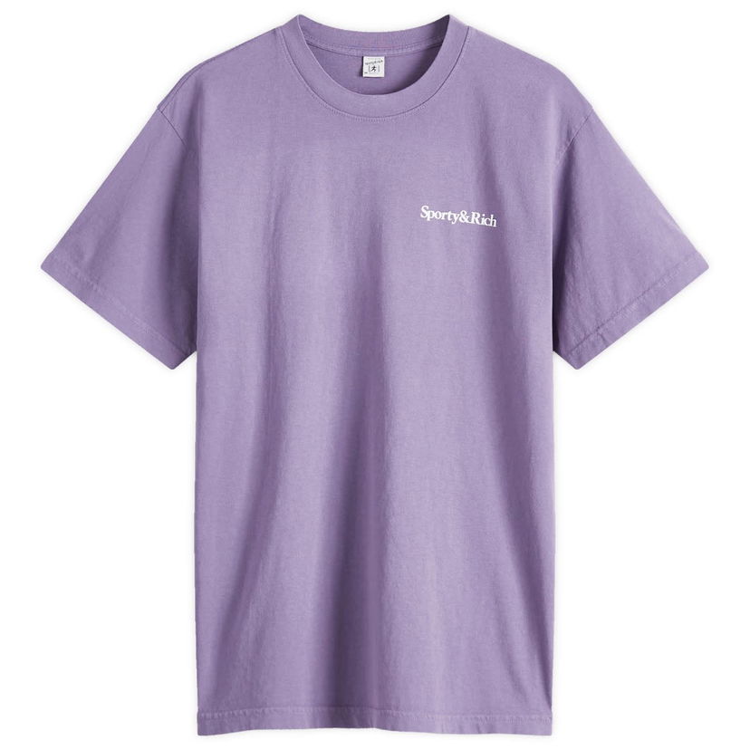 T-paita Sporty & Rich Sporty & Rich Health Is Wealth T-Shirt Violetti | TO043514300PU09-WHT