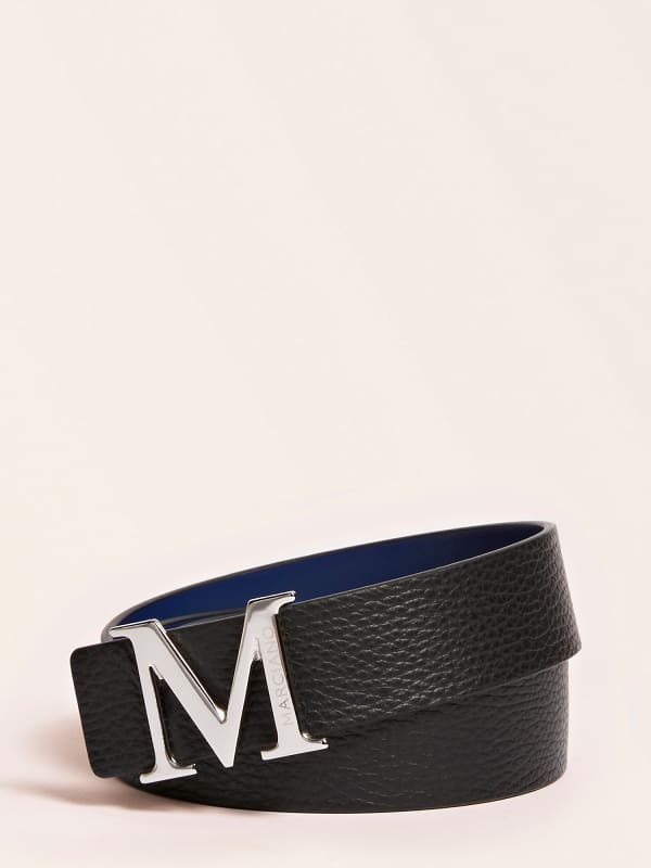 Vyöt GUESS Marciano Real Leather Belt Musta | 1BH9091667Z, 0