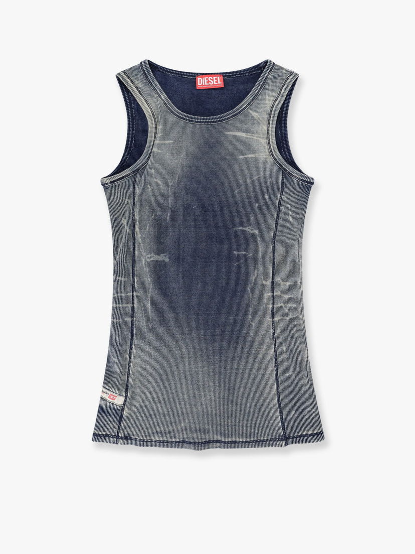 Tankkitoppi Diesel Sleeveless Ribbed Tank Top Diesel Sininen | A191520HJBE01