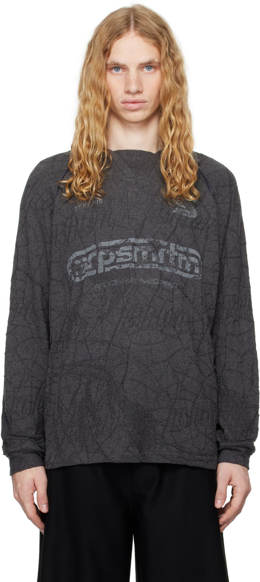 Poolopaita Serapis Knit Football Polo Harmaa | FW24_FT_3