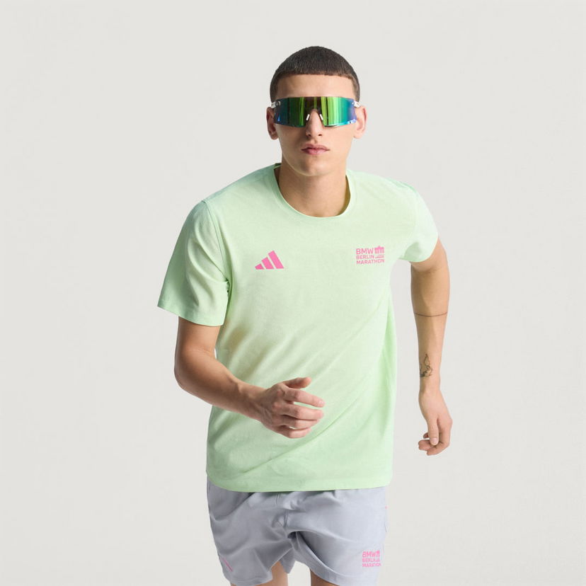 T-paita adidas Performance BMW Berlin-Marathon 2025 Running T-Shirt Vihreä | JZ2341