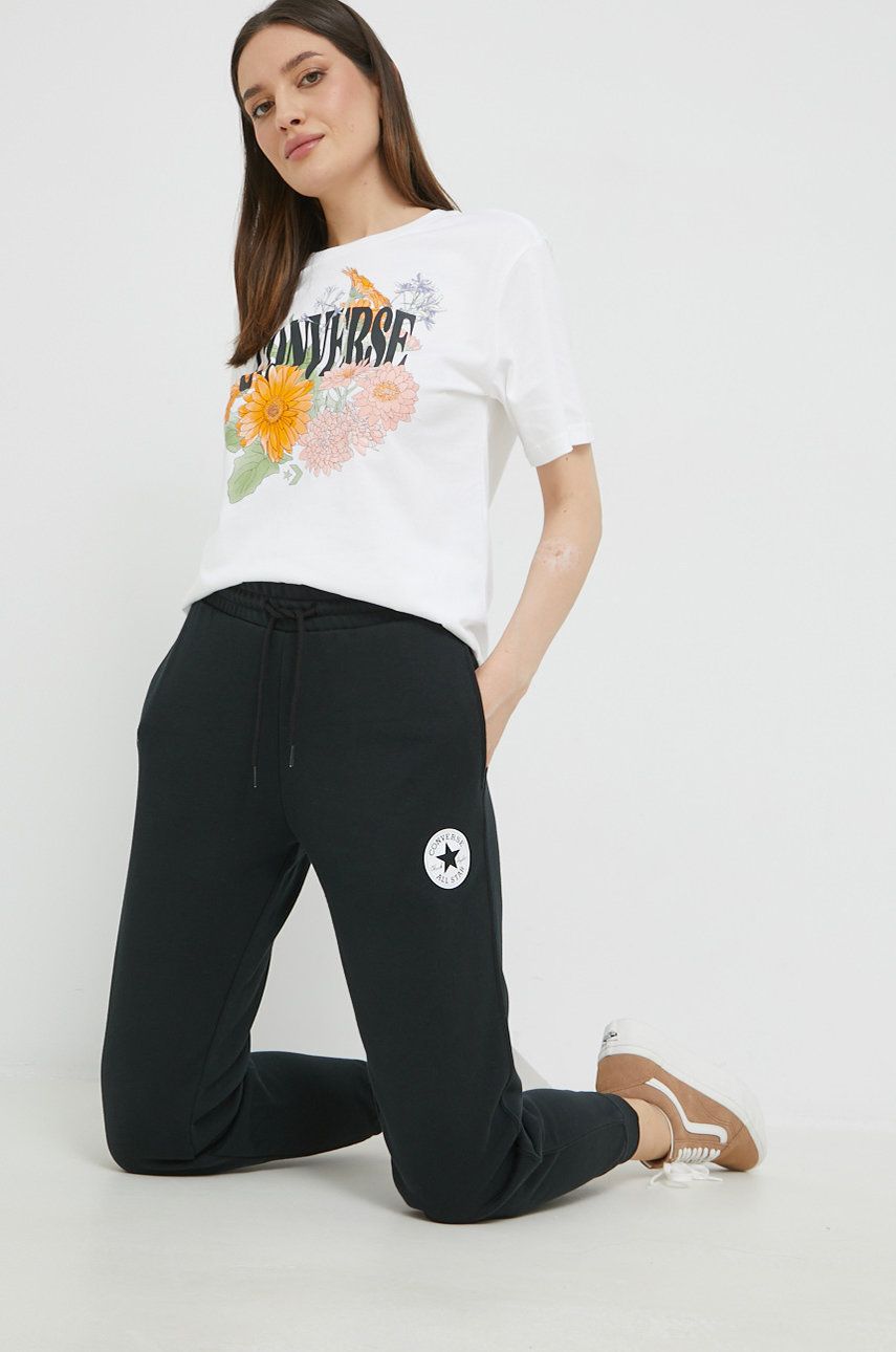 Verryttelyhousut Converse Converse Printed Sweatpants Musta | 10023858.A02, 0