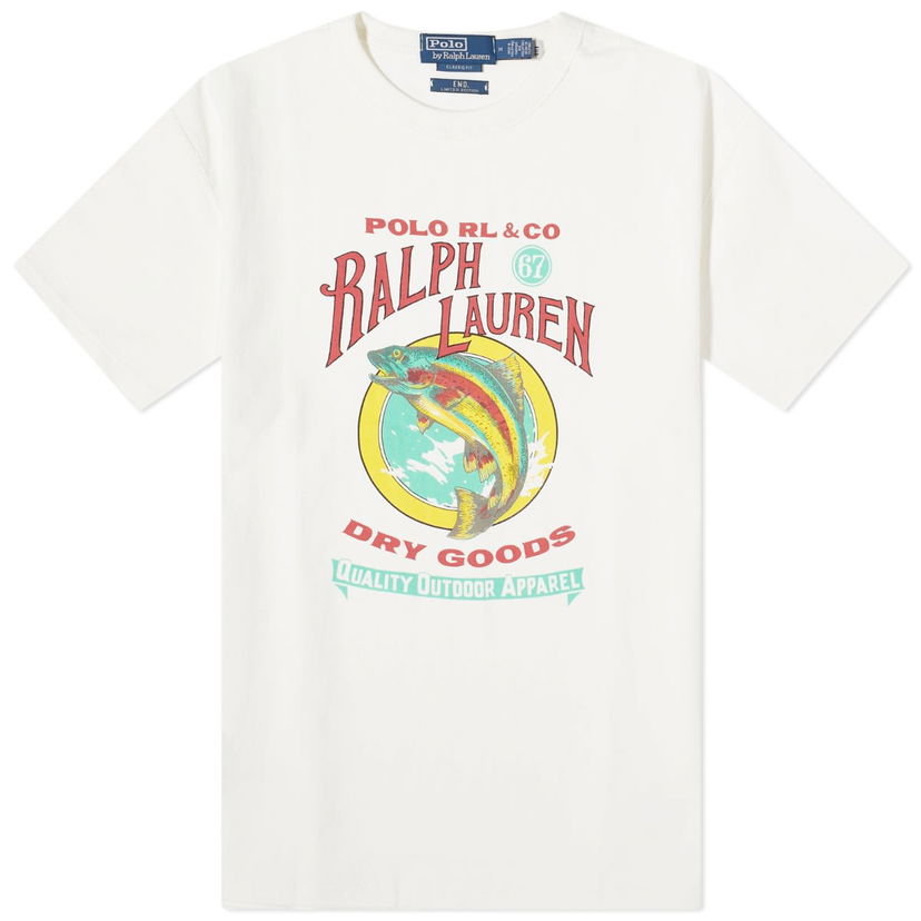 T-paita Polo by Ralph Lauren END. x Dry Goods T-Shirt Valkoinen | 710945119001