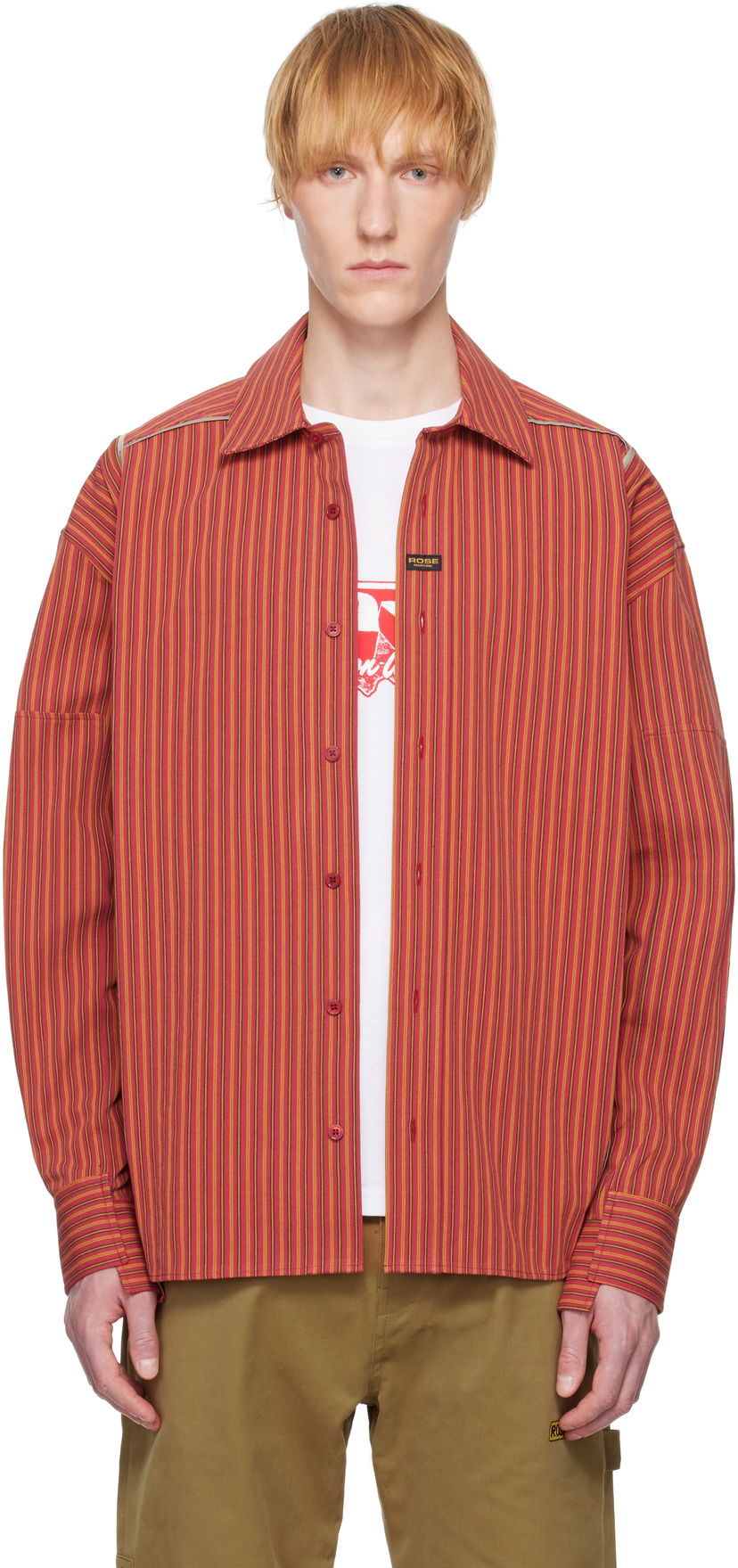 Paita Martine Rose Martine Rose Cut Overshirt Punainen | 467WS14111