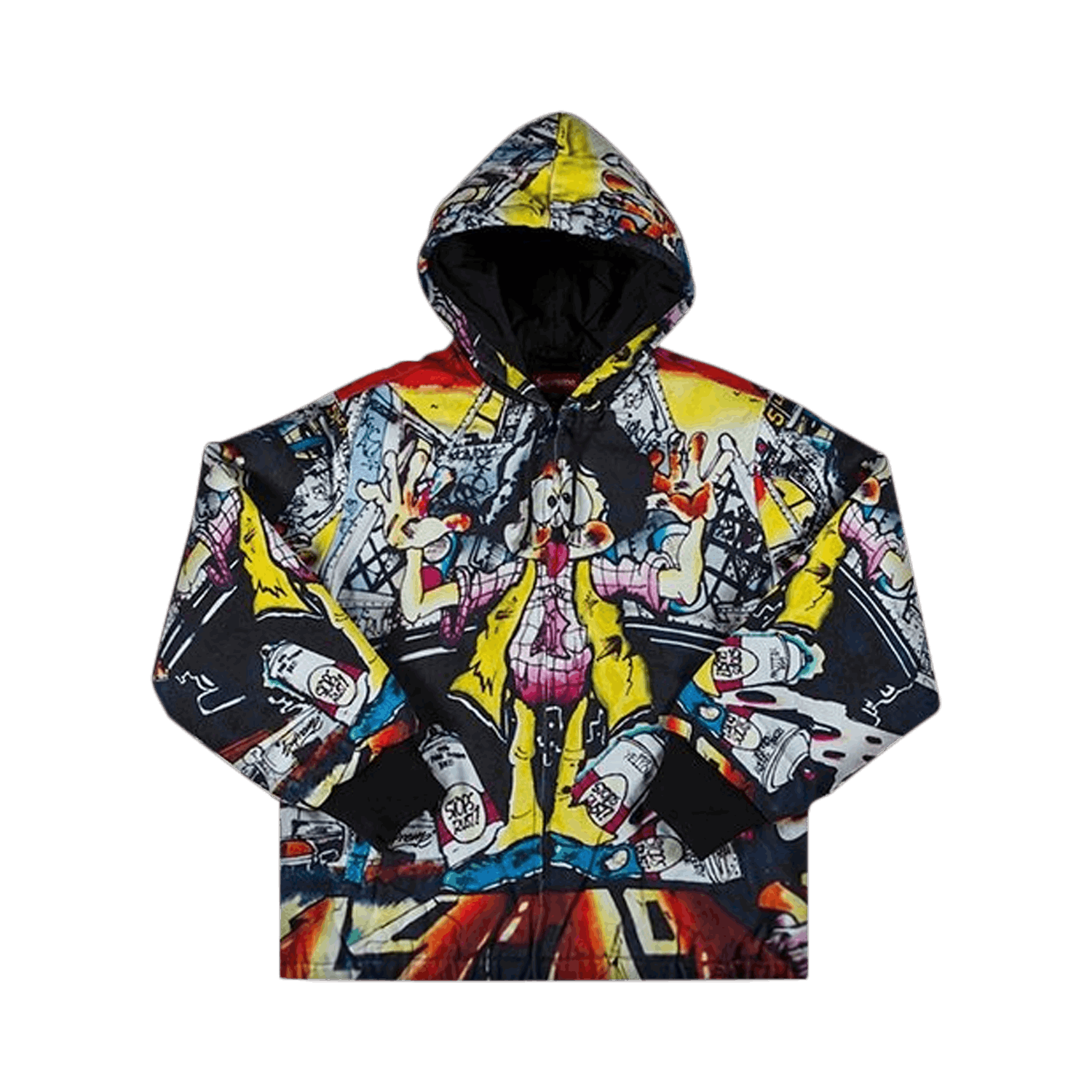 Takki Supreme The Yard Hooded Work Jacket Monivärinen | SS18J48 MULTI, 0