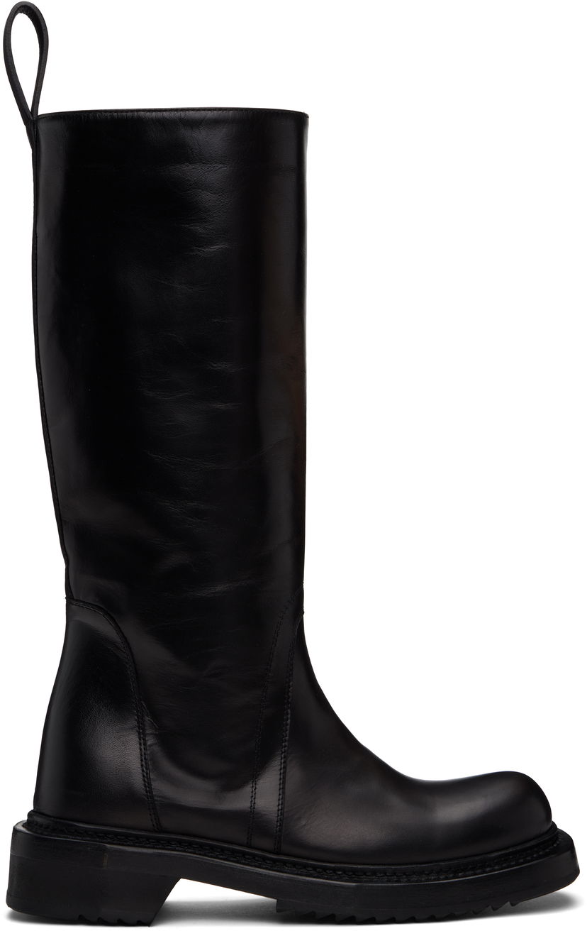 Vaatteet Rick Owens Rick Owens Hollywood Cyclops Tall Boots Musta | RP01E7837 LGT