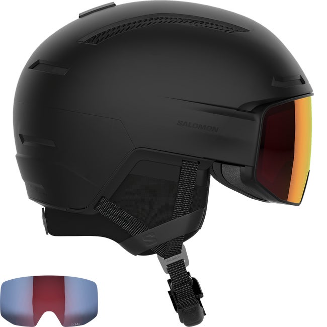 Urheiluvälineet Salomon Driver Prime Sigma Plus Ski and Snowboard Helmet with Sigma Photochromic Visor Musta | L47010900