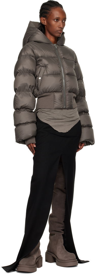 Puffer takki Rick Owens Concordians Hooded Down Jacket Harmaa | RP02E4775 NPD3, 3