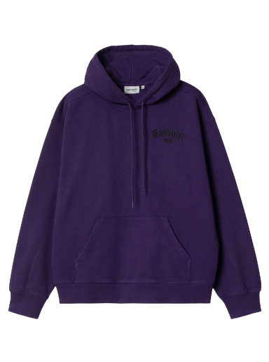 Huppari Carhartt WIP Onyx Script Hoodie Violetti | I032865_1ZT_XX