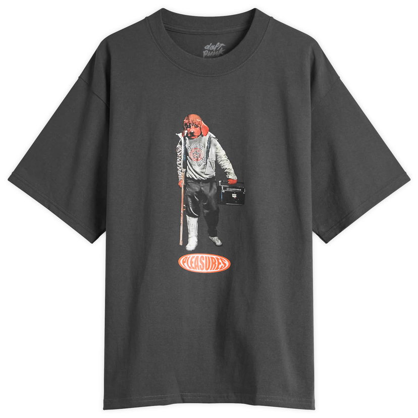 T-paita Pleasures Pleasures Da Funk T-Shirt, Size Small Harmaa | P25DP019-BLK
