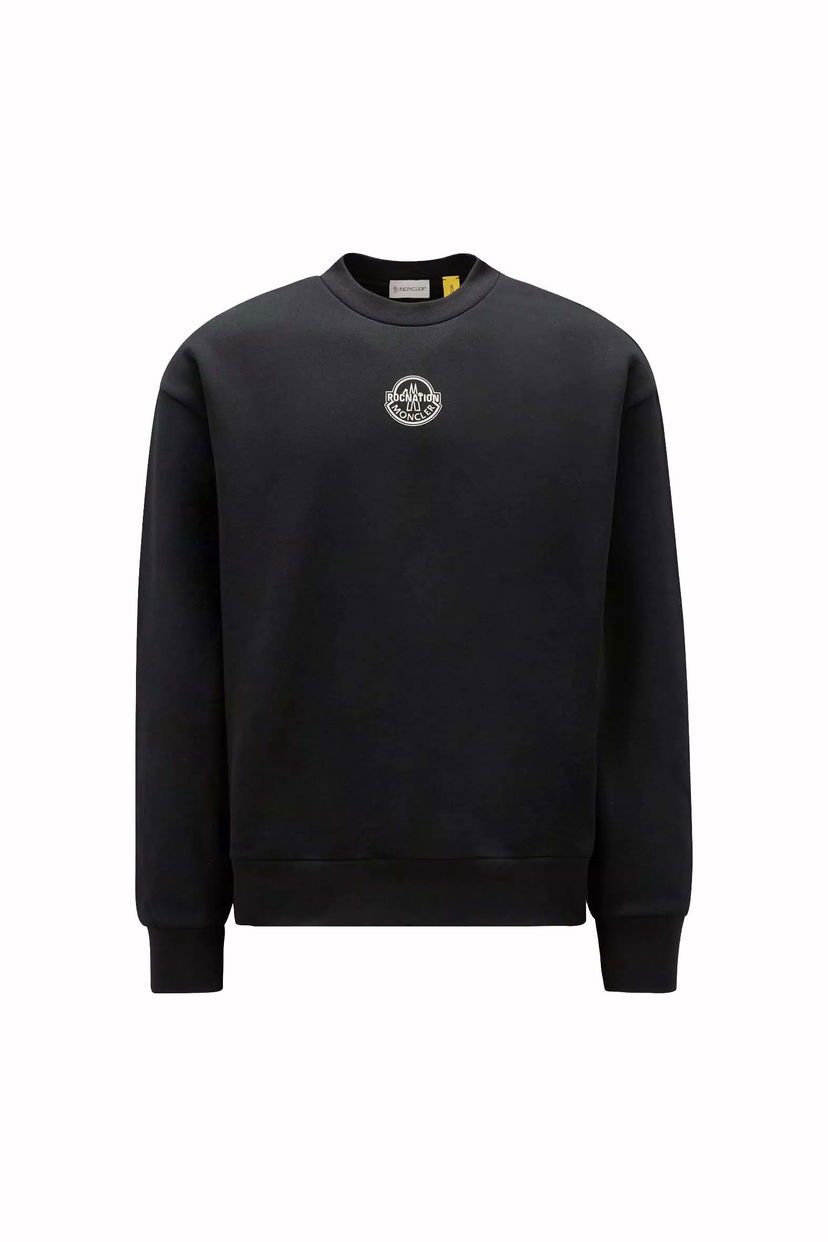 Villapaita Moncler Roc Nation by Jay-Z x Logo Sweatshirt Musta | I209W8G00005809KX999