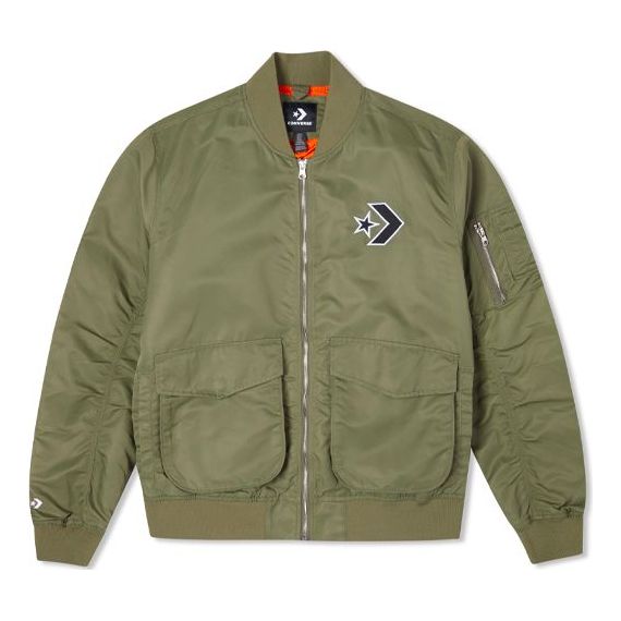 Bomber-takki Converse Converse Loose Retro Aviator Jacket Vihreä | 10024169-A02
