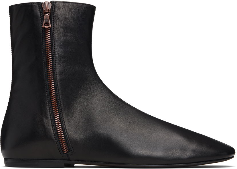 Tennarit ja kengät Dries Van Noten Dries Van Noten Leather Sock Boots Musta | 252-021709-112