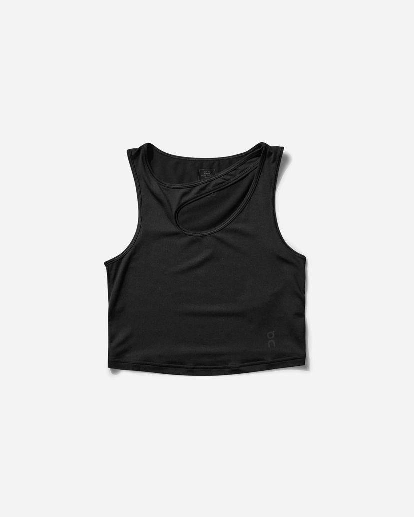 Tankkitoppi On Running Studio Cut-Out Crop Top Musta | 1WF10570553 BLACK