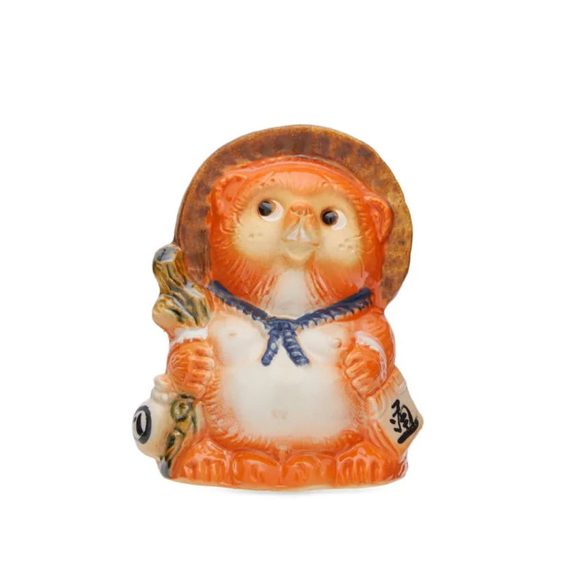 Kodin sisustus BEAMS BEAMS JAPAN Fortune Raccoon Dog Figurine Oranssi | 5678-0248-067-45