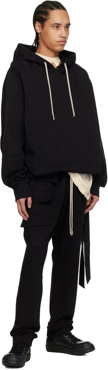 Huppari Rick Owens Rick Owens DRKSHDW Hollywood Oversized Hoodie Musta | DU01E3262 FP, 3